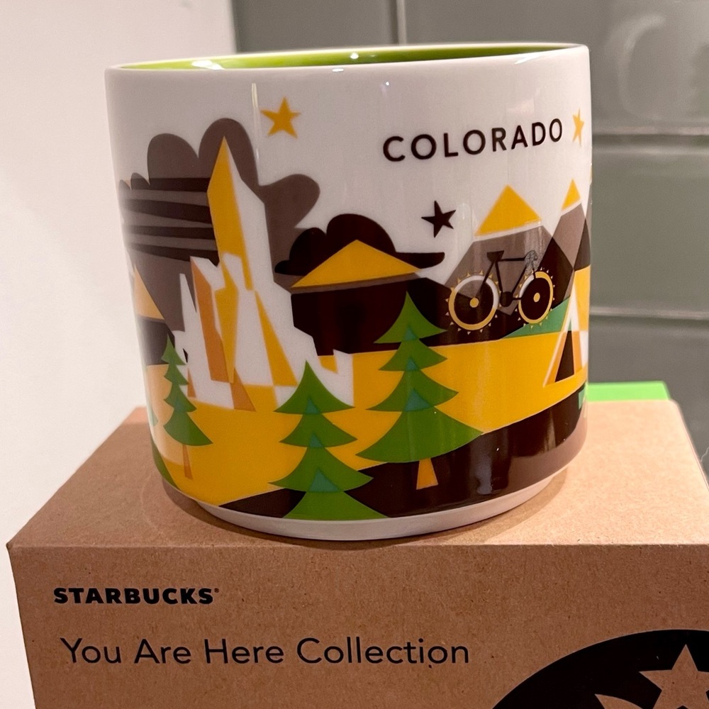 2013 Starbucks You Are Here Collection COLORADO Mug Cup NEW in Original Box